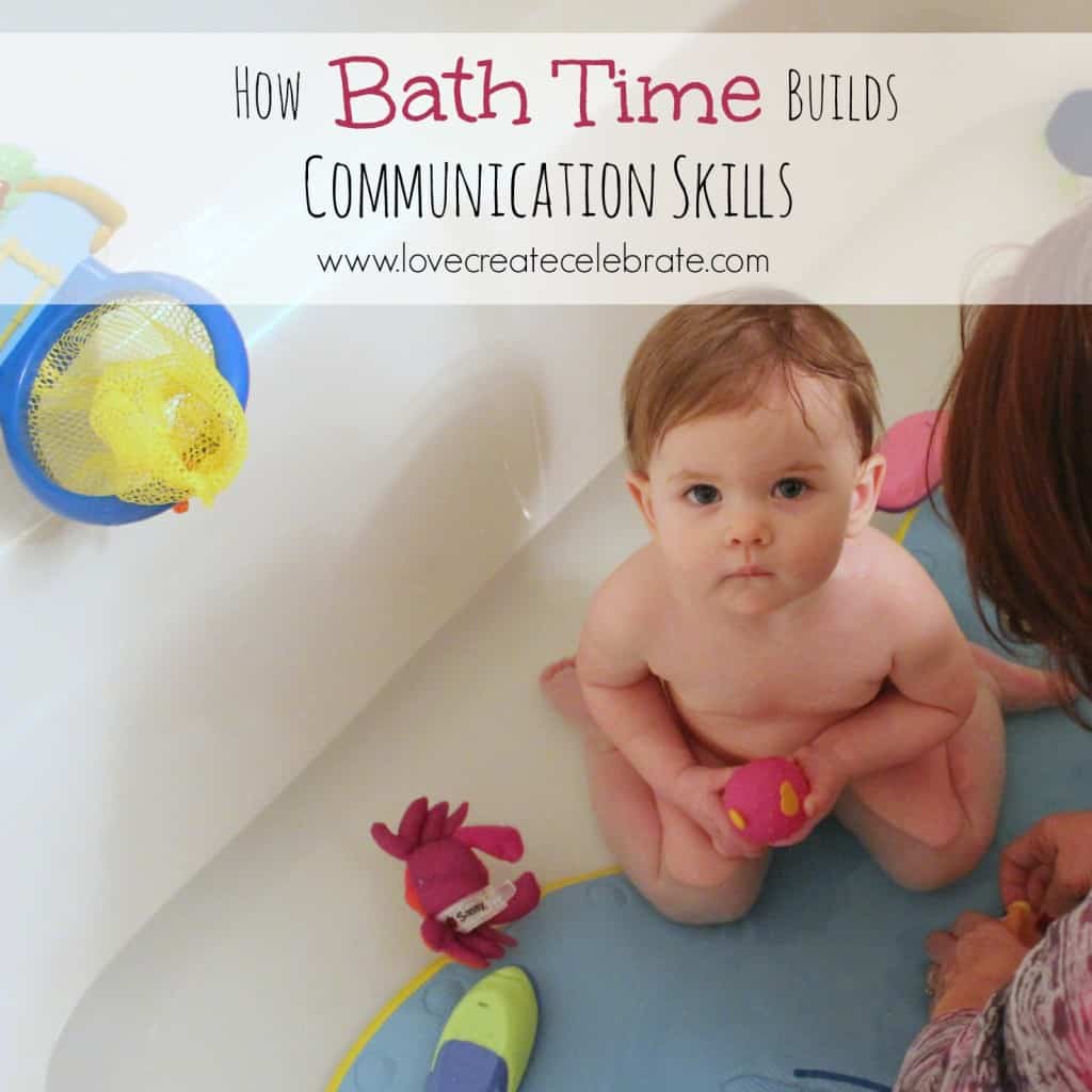 How Bath Time Builds Communication Skills