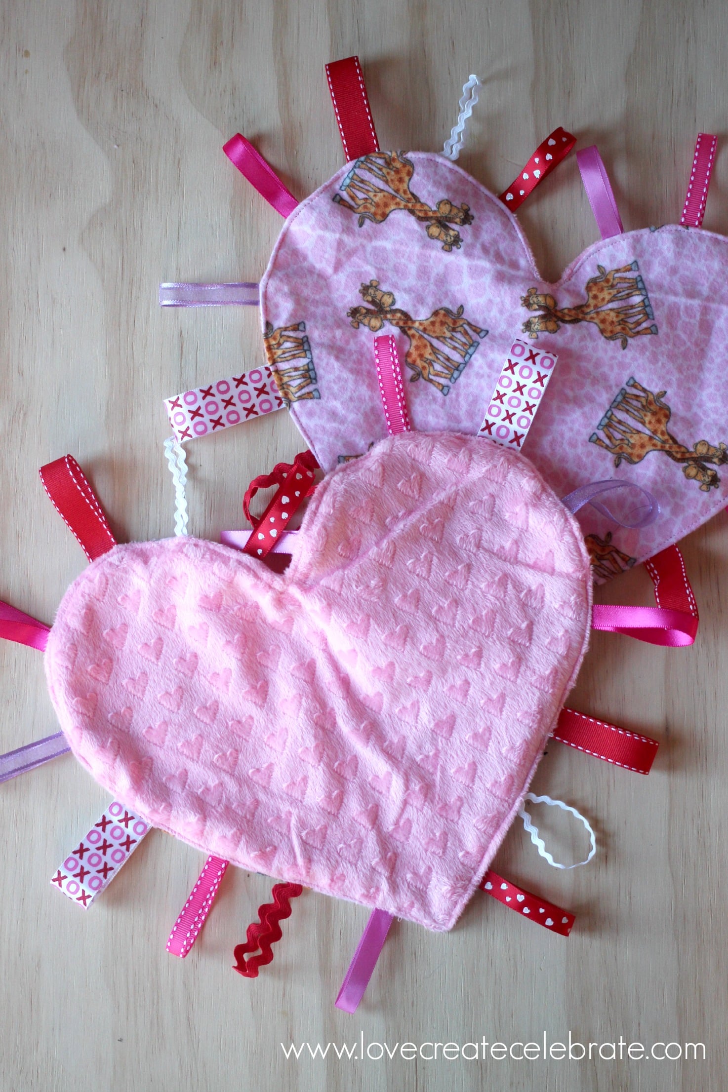 These heart taggie blankets are so soft!