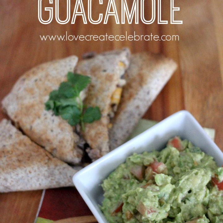 five minute easy guacamole
