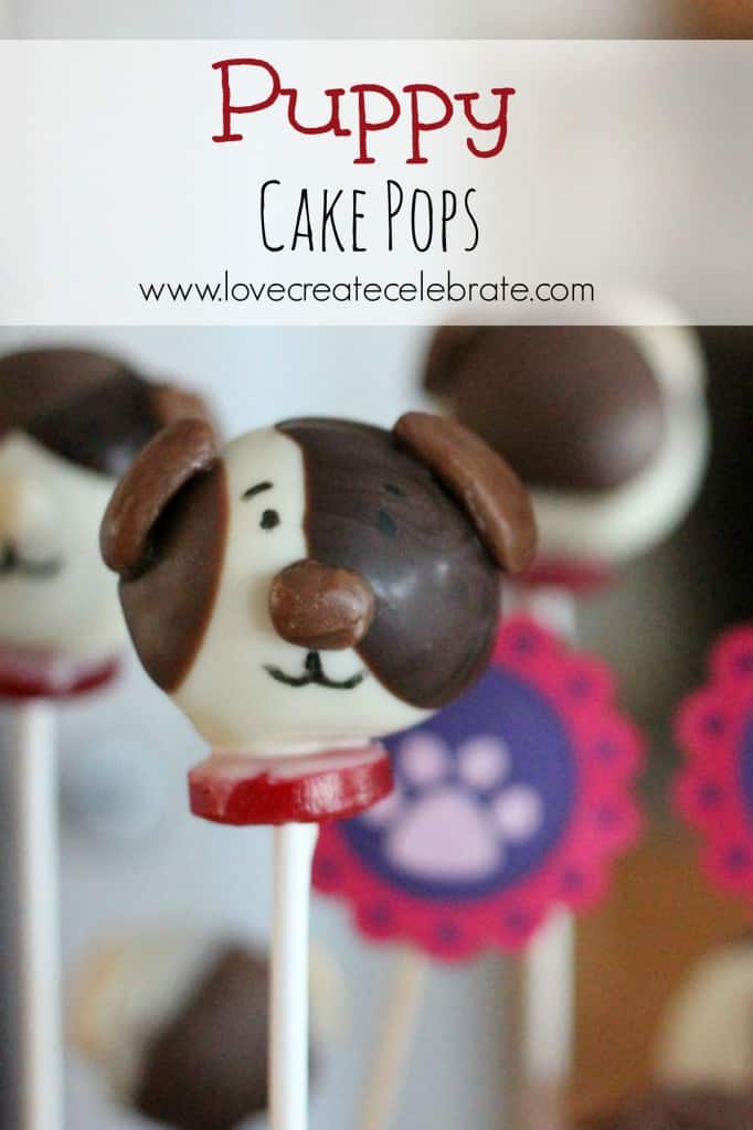 Puppy Party Cake Pops