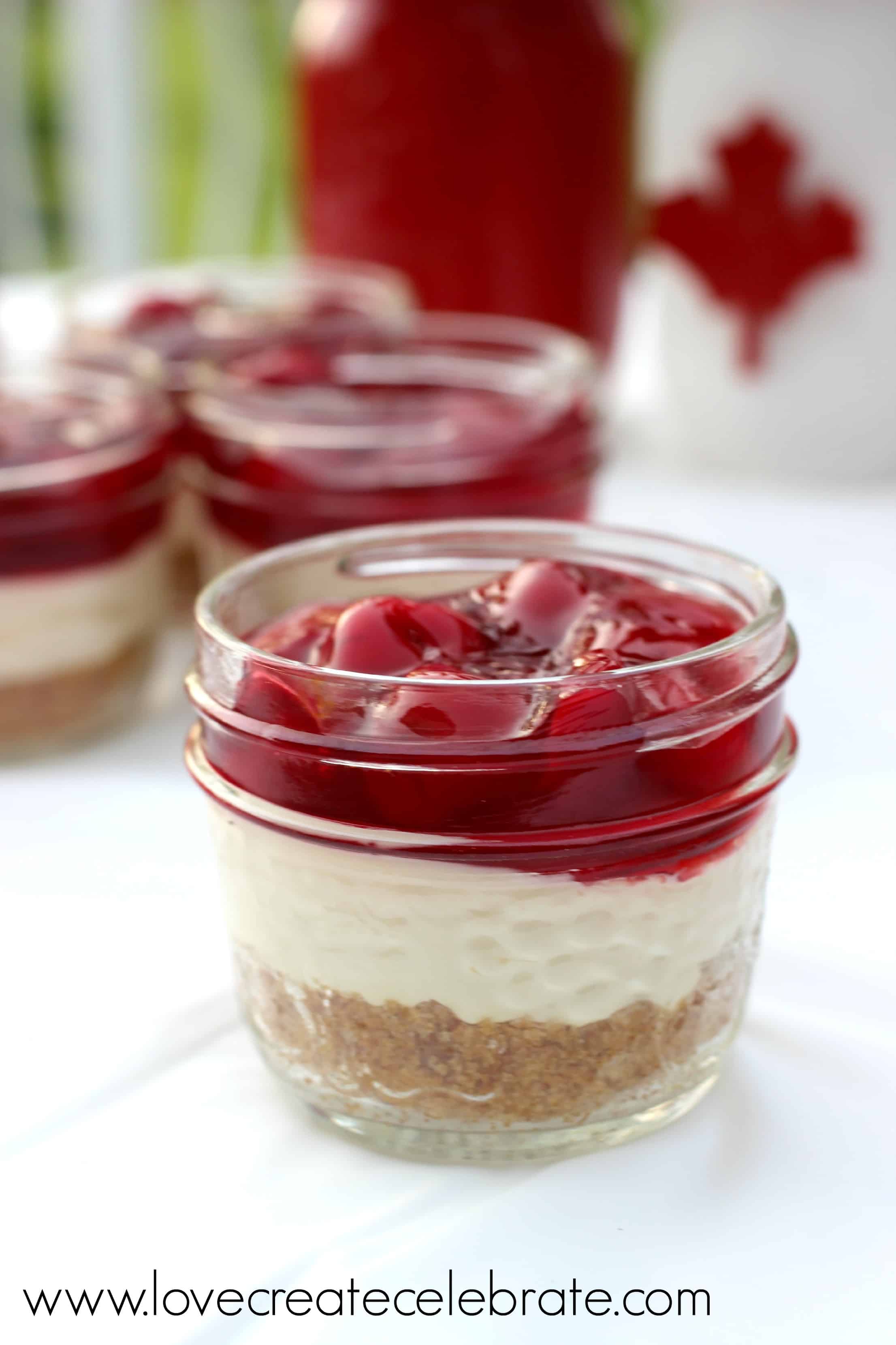 These mini cherry cheesecakes are so easy to make, delicious, and a perfect Valentine's day, hostess, or girl's night gift.