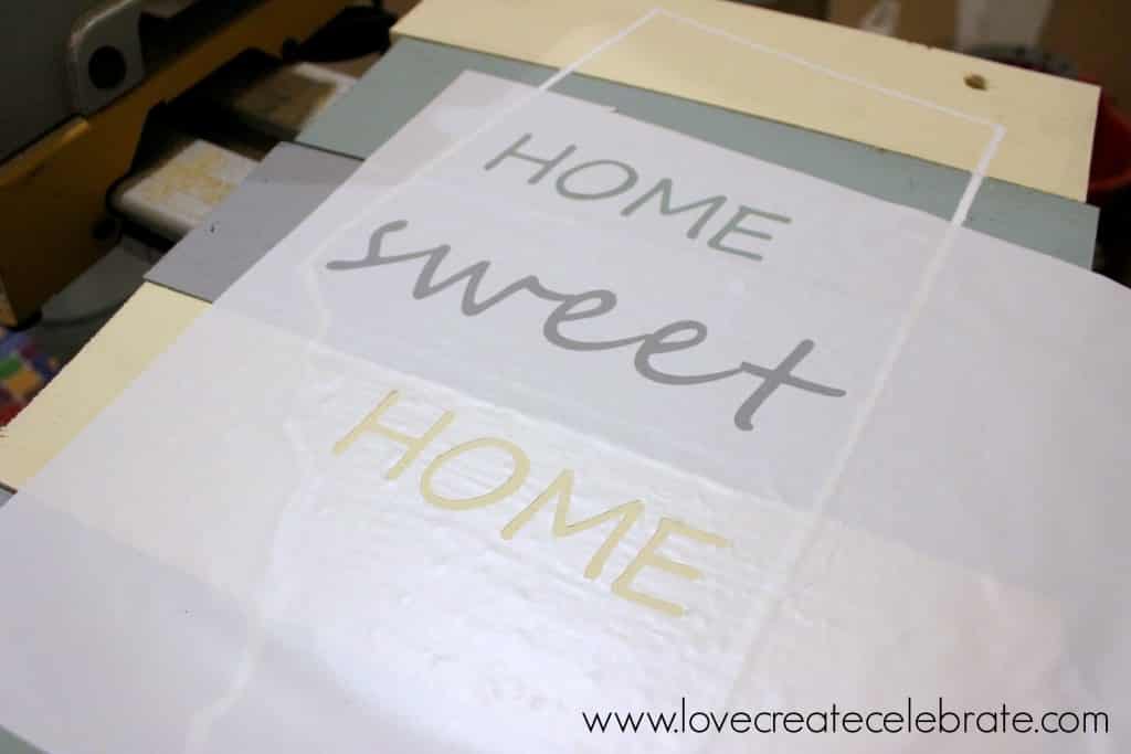 DIY Home Sweet Home Sign