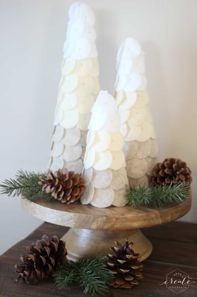 These DIY Ombre Winter Trees are the perfect pieces to decorate for the holidays, but leave up all year round! Your teens with love making them with you! 