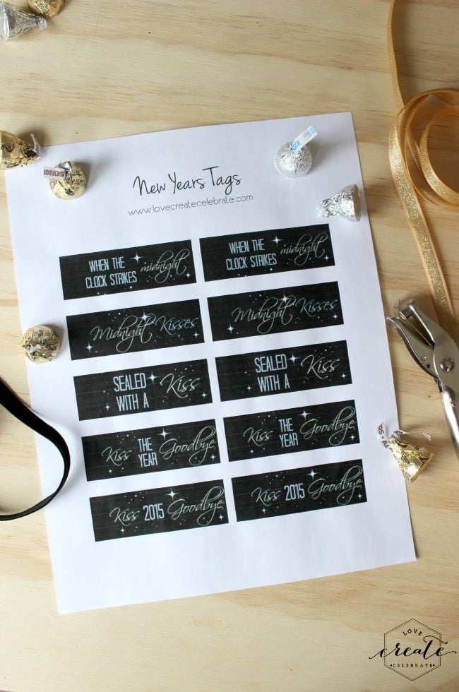 New Year's Eve Gift Tags