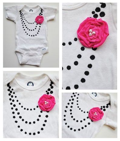 Make this adorable baby onesie with a few simple instructions