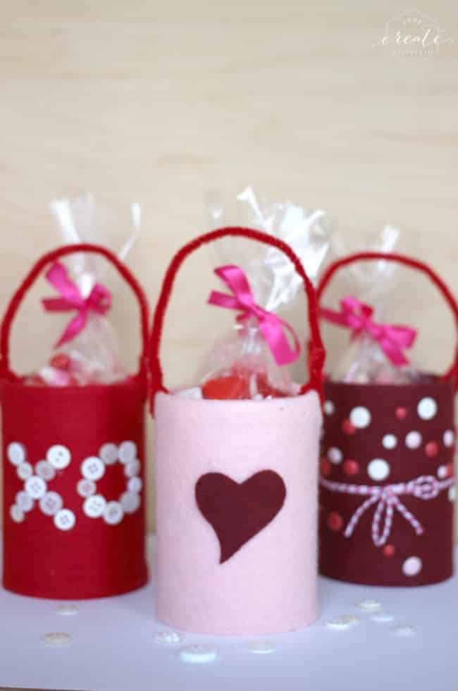 These Valentine's tin cans are an easy craft that your kids will love!