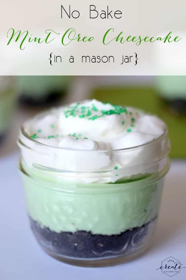 A quick and easy no bake recipe to serve friends and family! Perfect for St. Patrick's Day! 