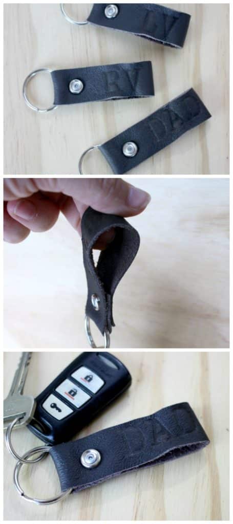 Leather Keychain Collage