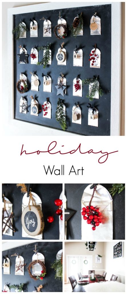 Love this simple modern advent calendar. The DIY metal envelopes are perfect for sharing your favourite winter and holiday activities. Love this idea for the Christmas season!