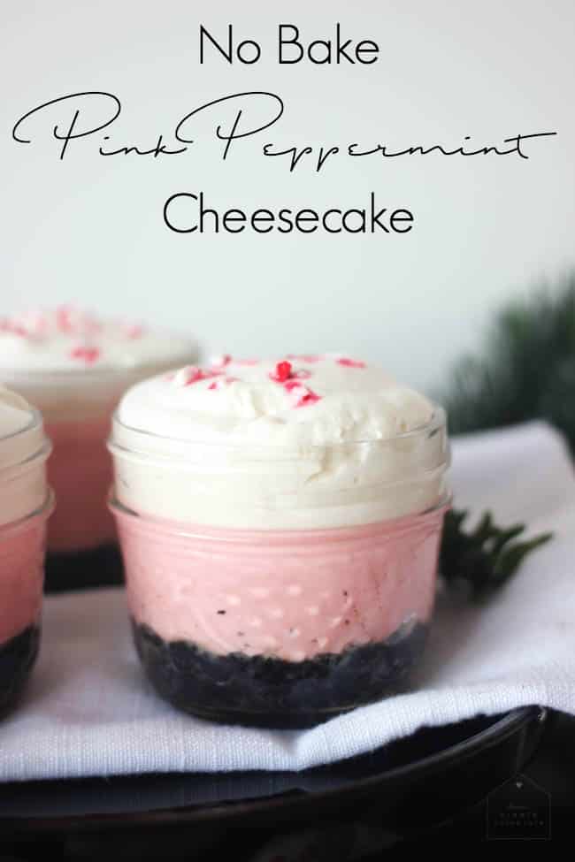 This no bake mini cheesecake recipe is perfect for Valentine's Day, Bachelorettes, girls weekends, or just because!