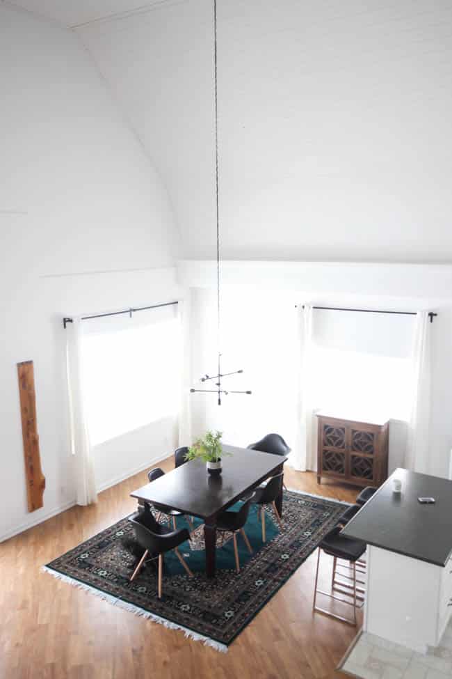 The first update of our modern dining room is done, but there are a ton more plans in the works. Love the minimalist nordic vibes in this room. Come let us know what you think!