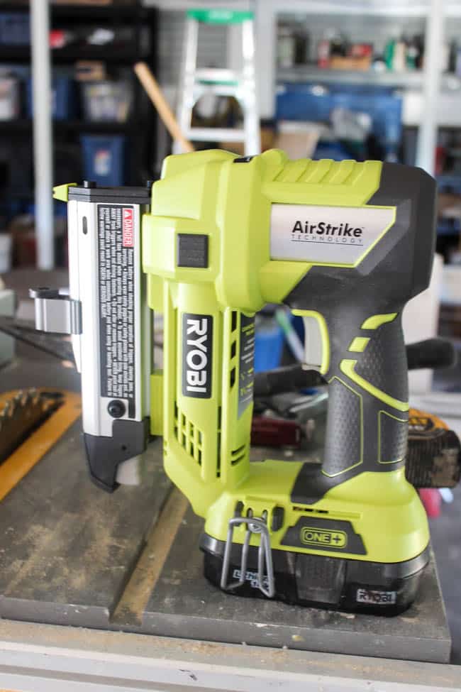 The Ryobi is the perfect tool for this job
