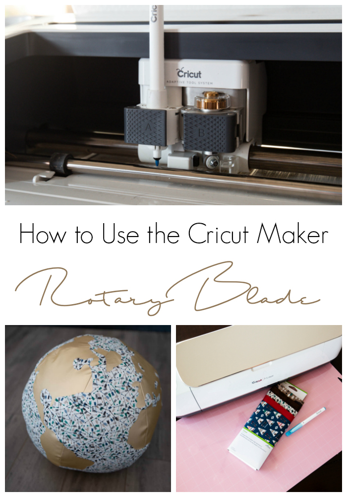 How to use the Cricut Maker Rotary Blade to Sew a fabric ball