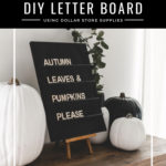 Modern DIY Letter Board