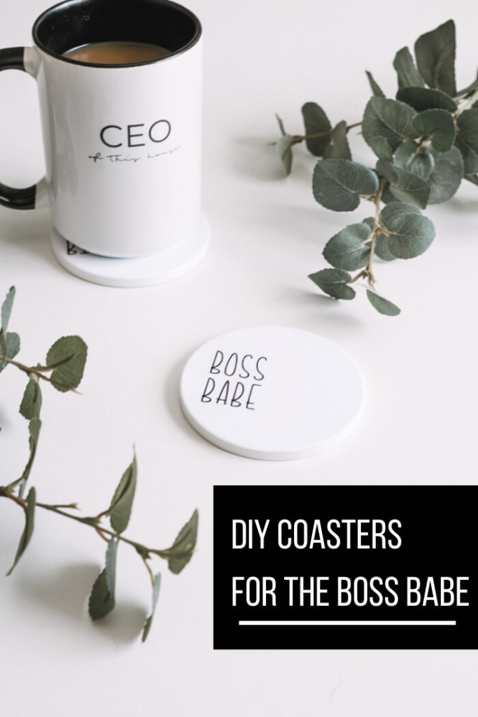 Boss Babe DIY Coaster