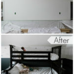 before and after of kids bunkbed