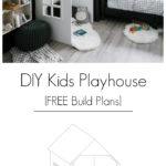 DIY kids playhouse with free build plans