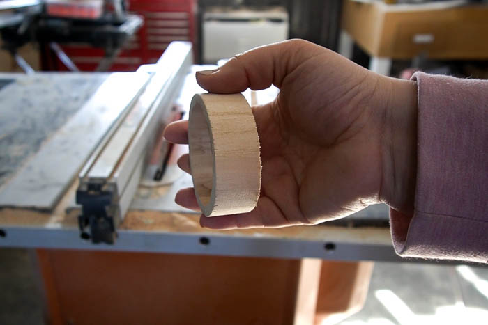 how to make DIY wood rings