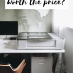 Glowforge set-up with text reading "Is the Glowforge worth the price?"