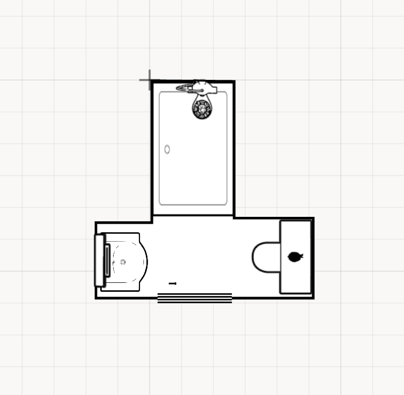 small bathroom layout