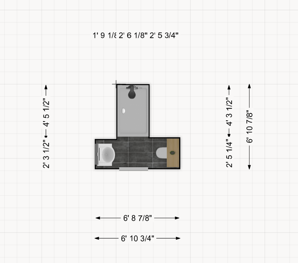 small bathroom design layout