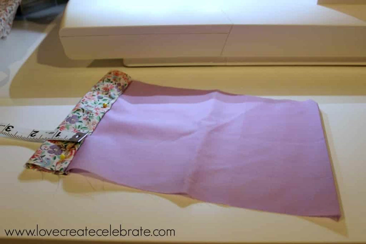 Sewing pillowcases for baby doll crib bedding