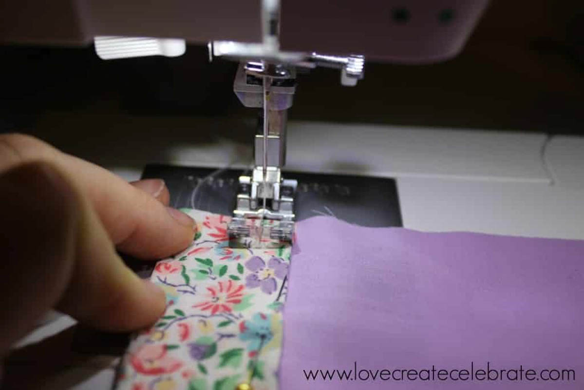 Sewing pillowcase for baby doll crib bedding