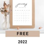 free printable calendar design