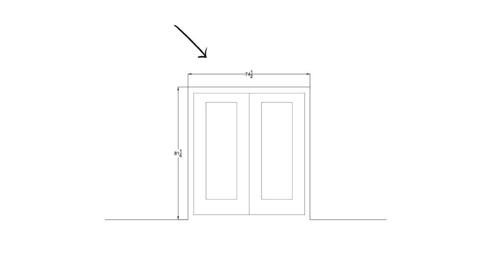 how to measure for a new door