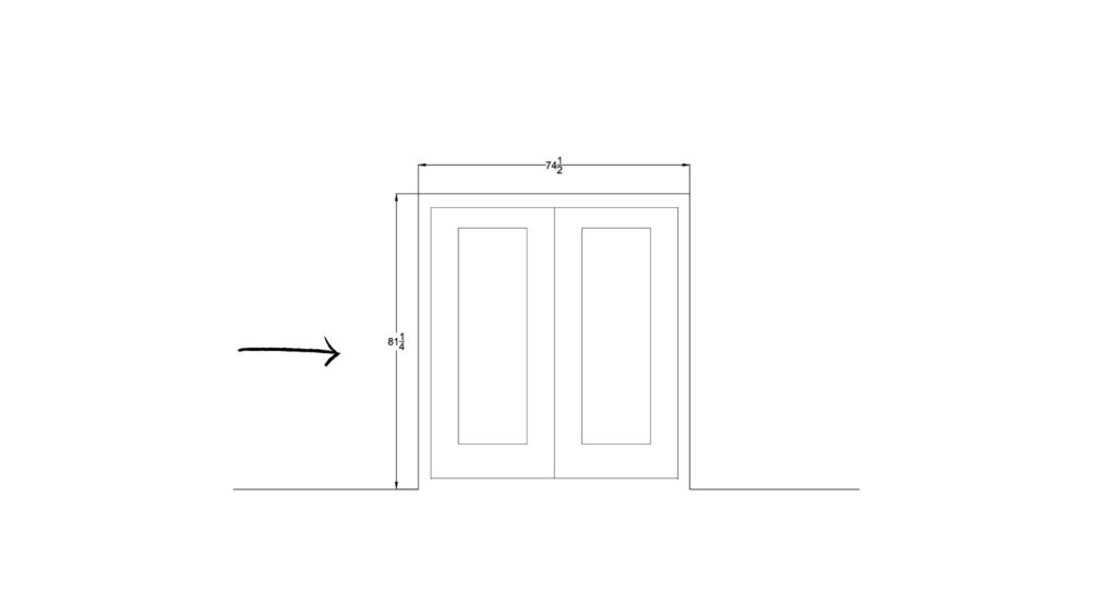 how to measure for a new door