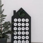 Nordic house-shaped advent calendar