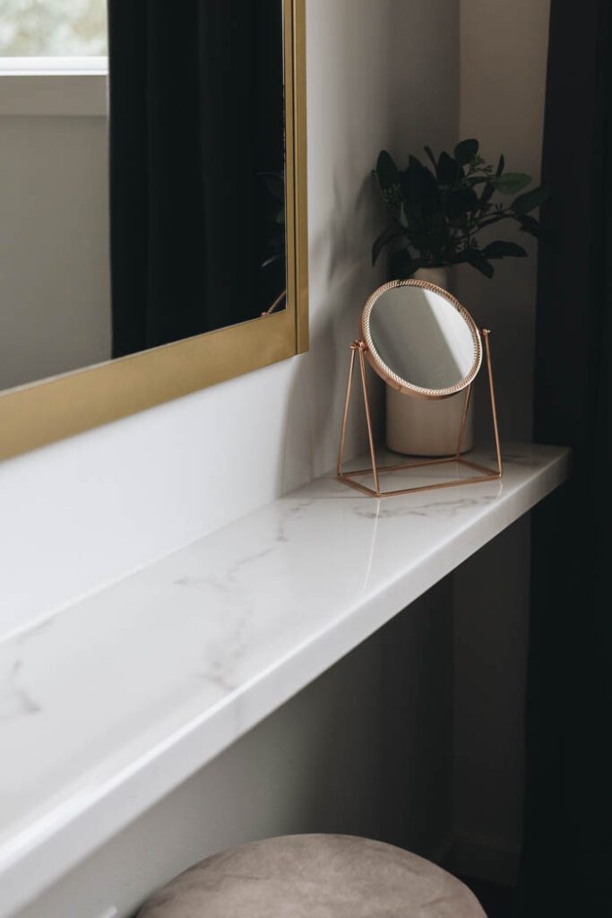 marble vanity counter