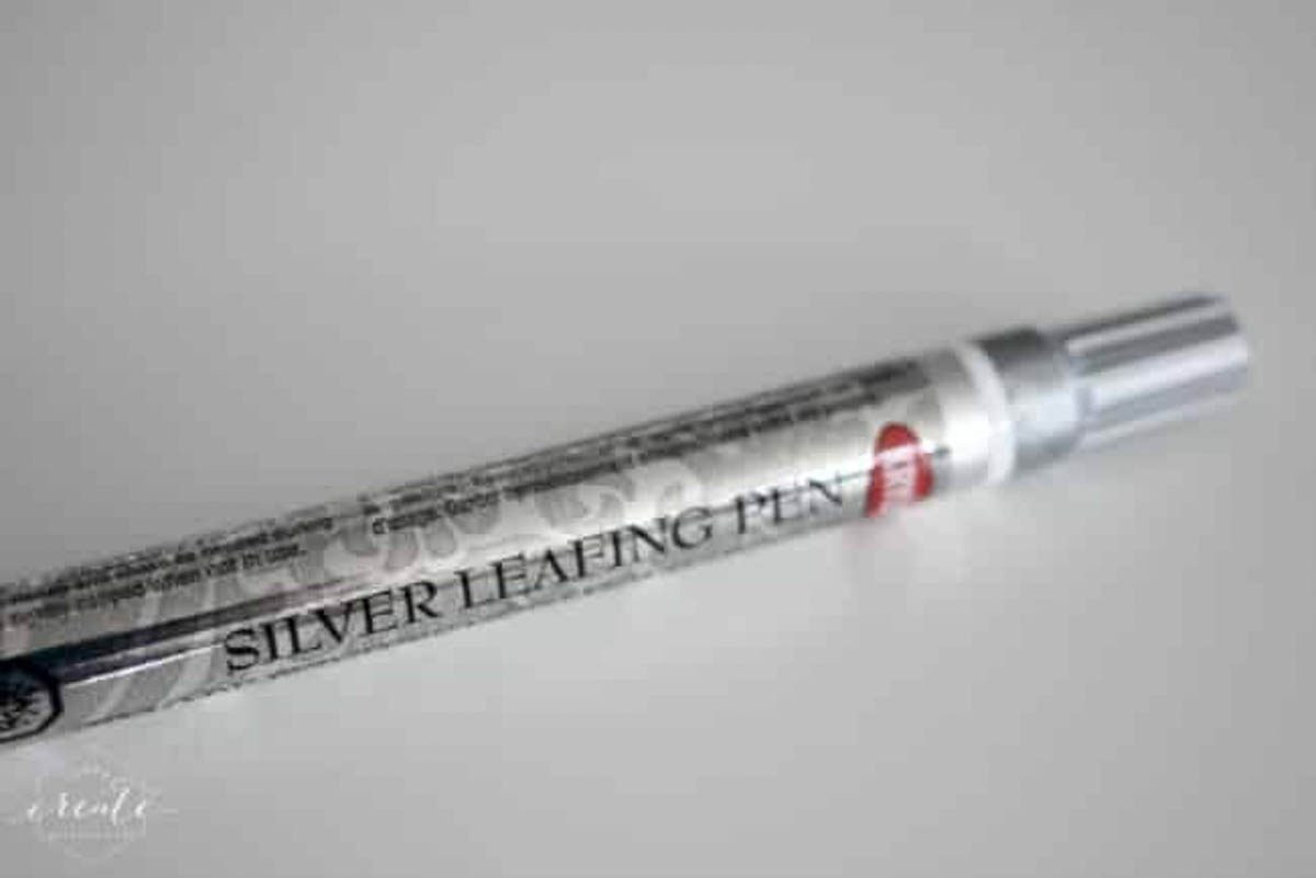 Silver leafing paint pen