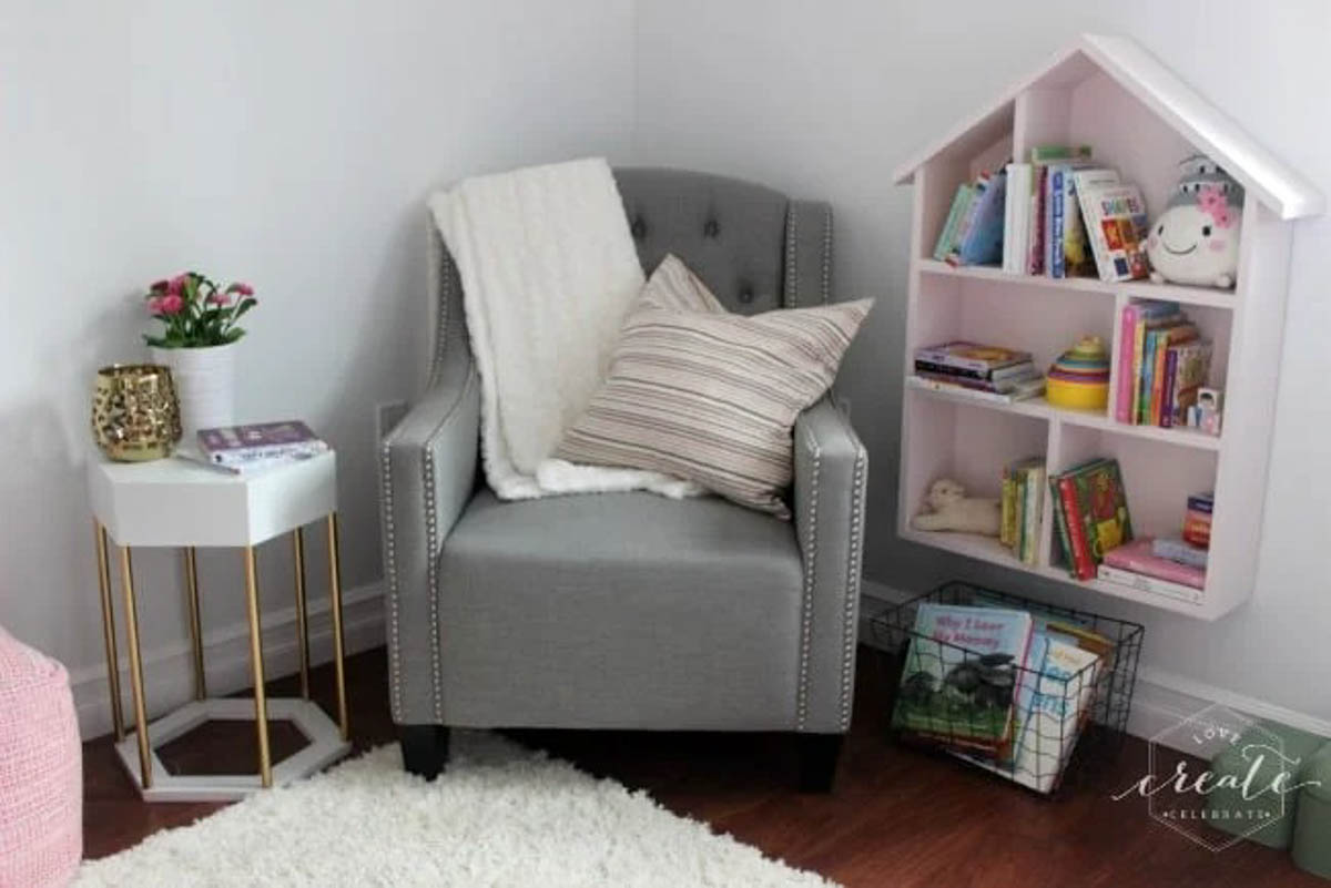 Seating area with reading nook