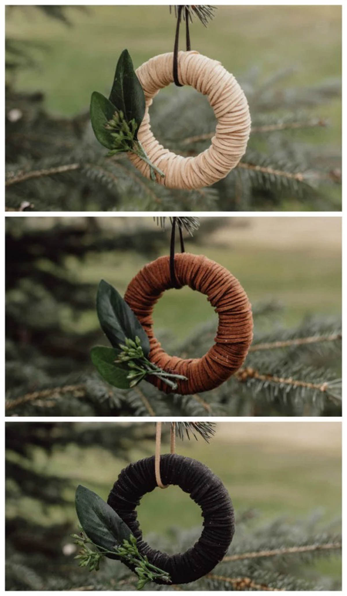 Mini Wreath Ornaments