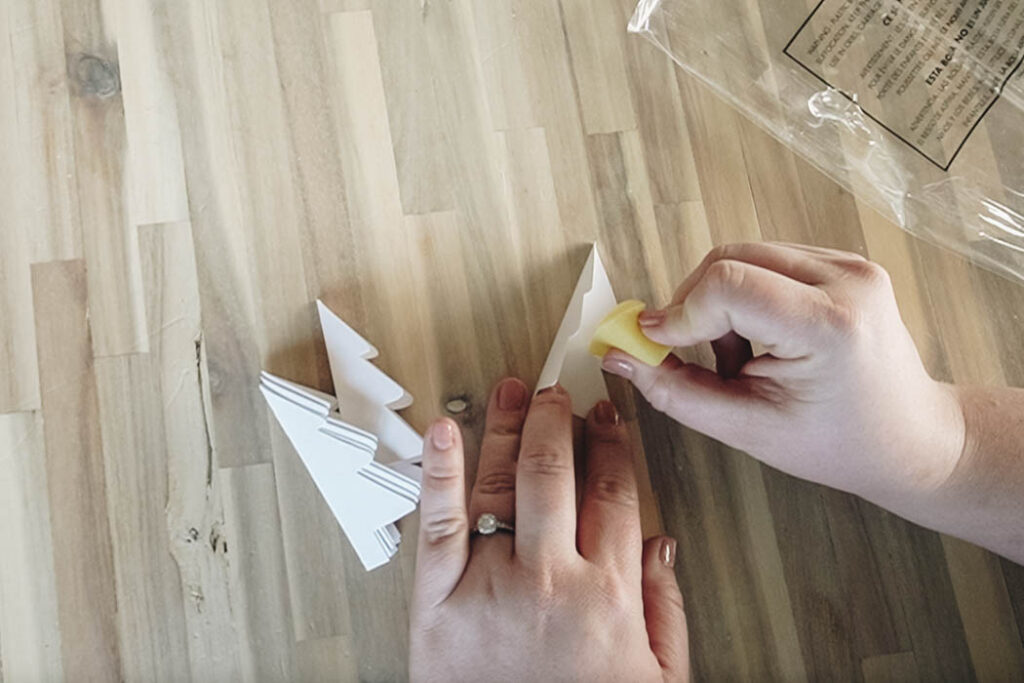 Gluing Paper Trees